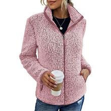 Daria | Fleecejacke für Damen Mit Reißverschluss – Rosa