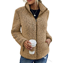 Daria | Fleecejacke für Damen Mit Reißverschluss – Khaki