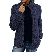 Daria | Fleecejacke für Damen Mit Reißverschluss – Marineblau