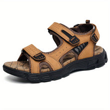 TerraFlex™ – Robuste Herren Outdoor Sandalen mit Geschlossenem Zehenschutz – Khaki