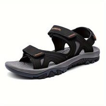 TerraFlex™ – Robuste Herren Outdoor Sandalen mit Geschlossenem Zehenschutz – Schwarz
