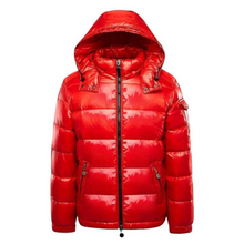 Hyaci | Daunenjacke mit schwarzem Schimmer – Rot