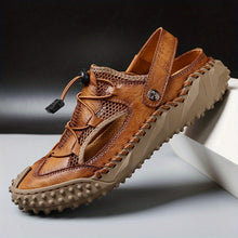 TrailStep™ – Robuste Herren Sandalen mit Komfort Fußbett für Outdoor – Hellbraun