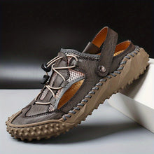 TrailStep™ – Robuste Herren Sandalen mit Komfort Fußbett für Outdoor – Grau