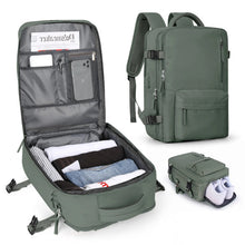 Travex | Multifunktionaler Rucksack für Damen Reisen – Grün