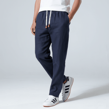 Joael – Hose MIT Verstellbarem Kordelzug in Der Taille – Marineblau