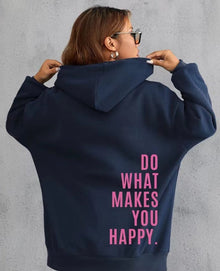 Unisex-Hoodie Mit Lockerem Schnitt - Jesse – Marineblau