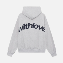 Unisex Hoodie Baumwolle Relaxed Fit – Grau