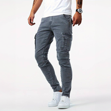 CARGO JEANS – Grau