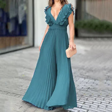 Maleen - Jumpsuit Stijlvol & Vloeiend – Graugrün