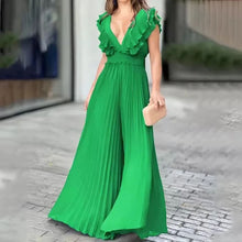 Maleen - Jumpsuit Stijlvol & Vloeiend – Grün
