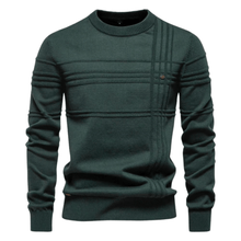 Burkhard | Stijlvolle herenpullover met ruitdesign – Grün