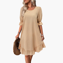 Melina | Stilvolles Kleid – Beige