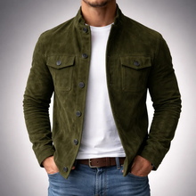 Milo | Hemdjacke mit weichem Griff – Grün
