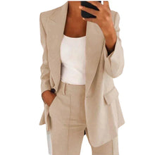 Charlotte - Blazer-Set mit Jacke und Hose – Beige