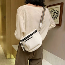 Damen Umhängetasche – Praktische Crossbody Schultertasche für den Alltag – Weiß