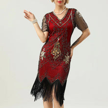 Sarah - Kleid Vintage Charme Stilvolle Eleganz – Rot