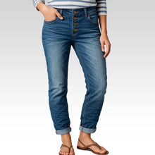 Elli | Stretch-Hose – Mittelblau