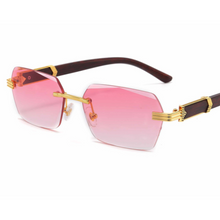 Stylische Verlaufsgläsern Sonnenbrille für Herren – Rosa