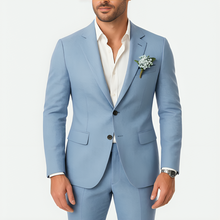 Zweiteiliger Freizeitanzug Für Hochzeitsgäste | Elegante – Himmelblau