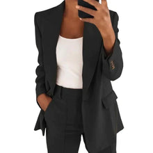 Charlotte - Blazer-Set mit Jacke und Hose – Schwarz