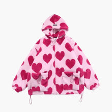 Sandra | Gemütliche warme Herzformjacke – Rosa