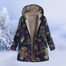 Jasmin - Trendige, warme Kapuzenjacke – Marineblau