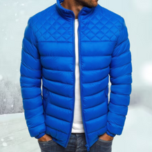 Quinley | Die ultimative Baumwoll-Winterjacke für Männer mit Wattierung – Blau