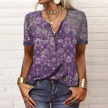 Selene - Elegante Sommerbluse – Violett