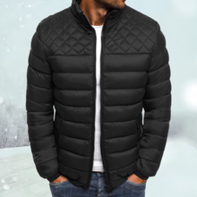 Quinley | Die ultimative Baumwoll-Winterjacke für Männer mit Wattierung – Schwarz