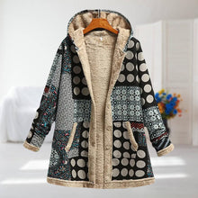 Kamellie – Leichte Winterjacke mit Kunstfellfutter – Schwarz/Grau