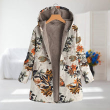 Kamellie – Leichte Winterjacke mit Kunstfellfutter – Beige