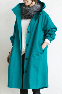 Cathrin - Windfeste Jacke – Türkis