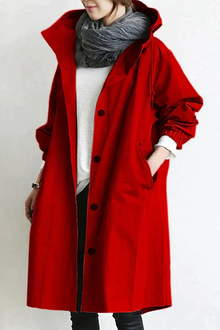 Cathrin - Windfeste Jacke – Rot