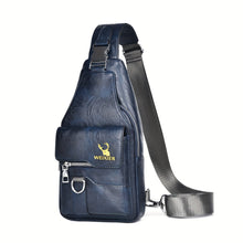 UrbanSling™ – Wasserdichte Umhängetasche für Herren – Blau