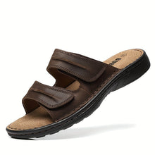 UrbanStride™ – Premium Herren Sandalen aus Echtem Leder – Dunkelbraun