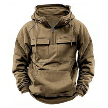 Utility Zip Hoodie für lässige Abenteuer – Khaki