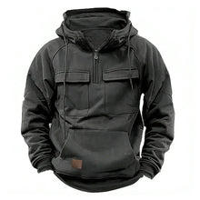 Utility Zip Hoodie für lässige Abenteuer – Grau