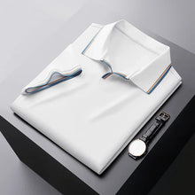 Reginald | Weiter Kragen Regular-Fit Poloshirt – Weiß