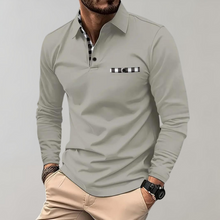 Herren Langarm-T-Shirt - Atmungsaktiv und Bequem – Silbergrau