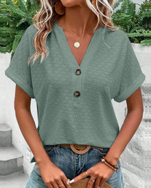 Melissa-  Damen Elegantes Oberteil – Grün
