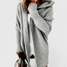Jodie - Bequeme Strickjacke – Grau