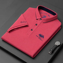 Brant - Kurzarm-Poloshirt – Rot