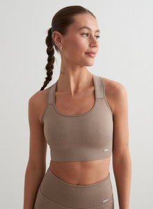 Axoria | Atmungsaktiver Sport-BH für Damen Performance – Braun