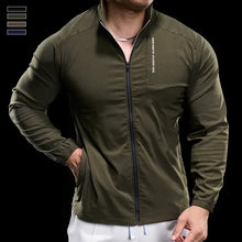 Exero | Bequemer Zip Hoodie für Herren Herbst Outdoor – Hellgrün