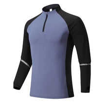 Azorex | Atmungsaktives Klettershirt für Herren Sommer – Schwarz/Lila