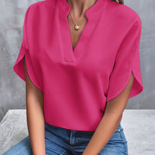 Lesly - Stilvolle Bluse mit V-Ausschnitt für Damen – Rosa