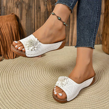 VegaSlide™ – Bequeme Damen Slide-Sandalen mit orthopädischem Komfort – Weiß