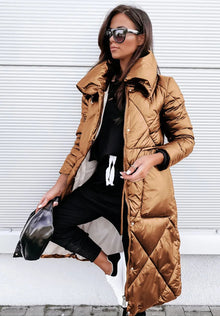 Lara | Atmungsaktiver Winterparka für Damen – Braun