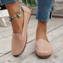 Vintellea™ – Elegante Damen Loafer mit Retro Perforation – Rosa